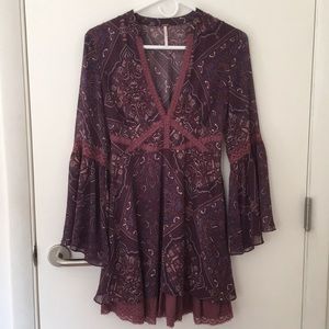 Free People ‘Moonlight Bay’ Bell Sleeve Dress